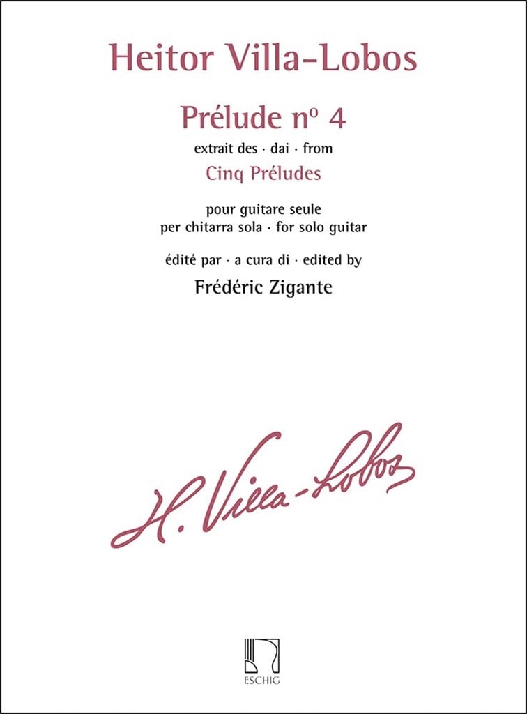 Prélude n° 4 - extrait des Cinq Préludes